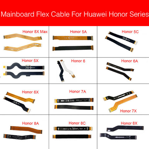 Cable flexible de placa base LCD para Huawei Honor 5A 5C 5X 6 6A 6X 7A 7C AUM-L41 7X 8A 8C 8X, placa base, placa principal, reparación de cinta flexible ► Foto 1/6