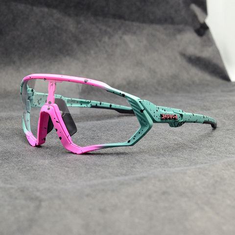 Marca nueva fotocromáticos gafas de ciclismo bicicleta de montaña ciclismo gafas deportes al aire libre ciclismo gafas de sol UV400 gafas 1 lente ► Foto 1/6
