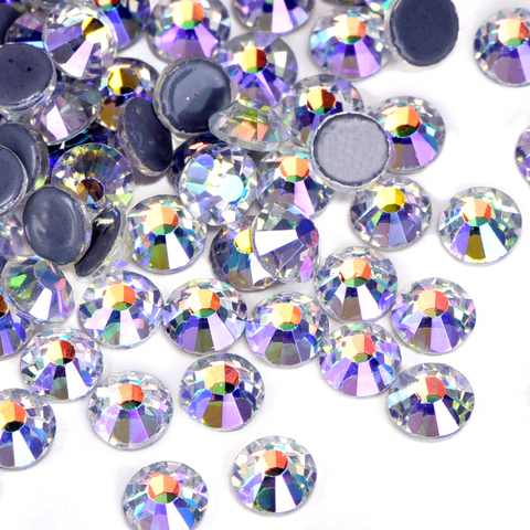 Diamantes de imitación de luna de cristal para costura, piedras de cristal de fondo plano de luz de Luna, strass, purpurina, Y3850, 2028 ► Foto 1/6