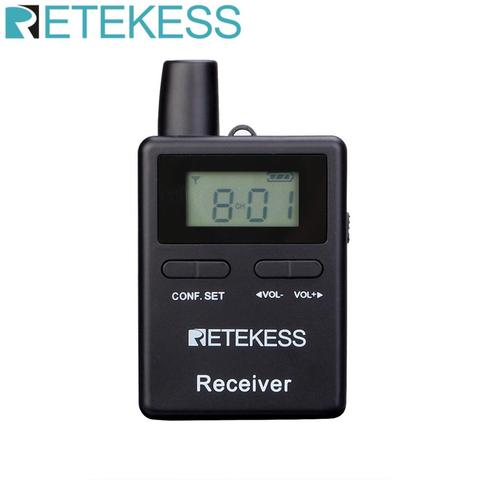 Retekess-receptor inalámbrico TT109 para sistema de guía de viaje, para viajes, visitas a museo, reuniones, fábrica y Iglesia ► Foto 1/6