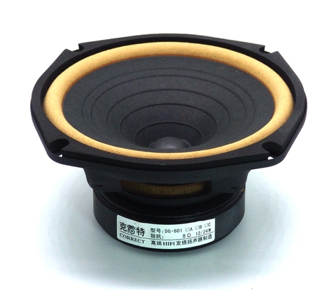 1 Uds Aucharm nuevo DG-601 6,5 ''altavoz de frecuencia completa unidad de conductor de referencia a Diatone P-610S Suspensión de cuero 4/8ohm 25W Max ► Foto 1/3