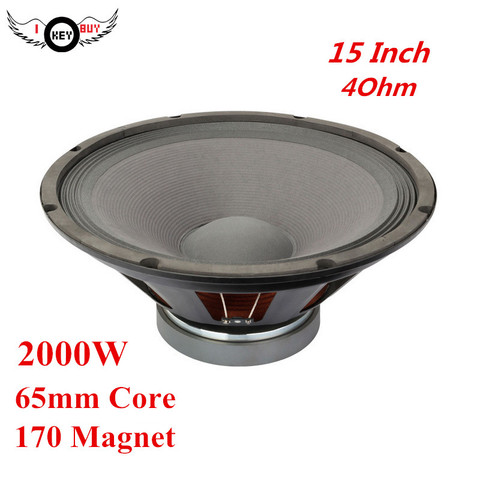 15 pulgadas 4 Ohm 65mm Subwoofer de baja frecuencia al aire libre transmisión etapa KTV Altavoz profesional de 383mm de diámetro imán 170mm ► Foto 1/6