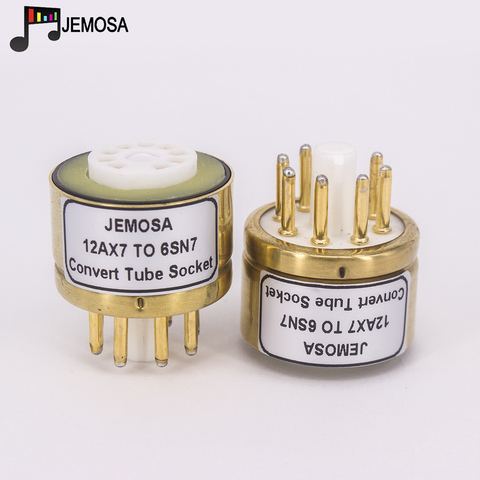 1PC 12AX7 12AU7 12AT7 ECC81 ECC82 ECC83 a 6SN7 6SL7 6N8P 6N9P ECC32 DIY de Audio de alta fidelidad, tubo de vacío amplificador convertir adaptador de enchufe ► Foto 1/6