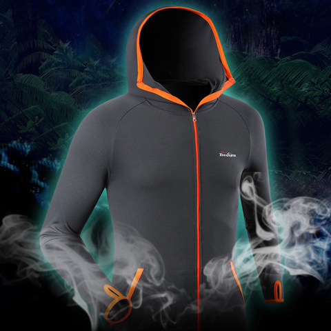 Camiseta de Pesca transpirable de seda de hielo, ropa para correr al aire libre, acampada, protector solar, Daiwa Prorex, Anti-UV, senderismo, Verano ► Foto 1/6