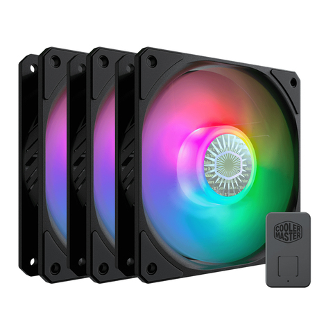 Cooler Master SickleFlow ARGB 3 en 1 120mm ventilador con cubierta RGB 5V/3pin direccionable PWM ventilador de refrigeración silencioso de la CPU con controlador ► Foto 1/6