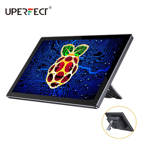 UPERFECT-Monitor portátil Raspberry Pi 2 3 4 de 10 pulgadas, pantalla táctil sin contacto, 16:9, 60Hz, USB ► Foto 1/6