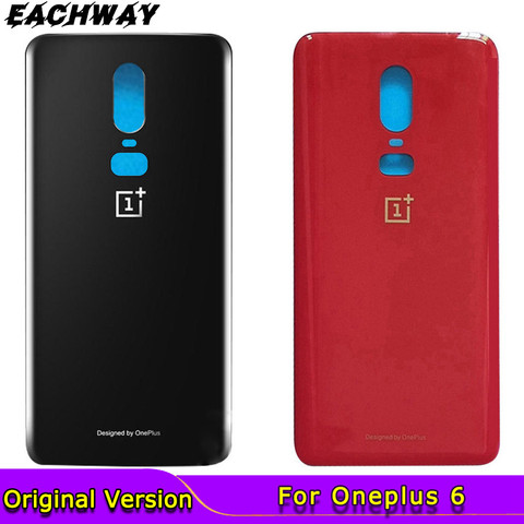 Oneplus-funda de batería para Oneplus 6, cristal trasero, funda carcasa Oneplus 6T, Panel trasero Oneplus 6 ► Foto 1/6