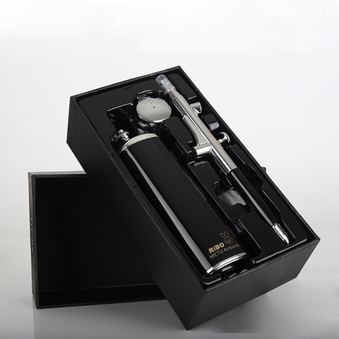 Mini aerógrafo inalámbrico integrado kit de maquillaje Barbero Sistema de máquina compresor de aerógrafo con disparador sin cable ► Foto 1/6