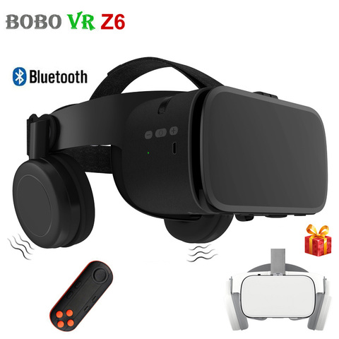 BOBOVR-gafas 3D Z5 originales, cascos estéreo con Bluetooth, VR Z6, Binocular de realidad Virtual, para iPhone y Android ► Foto 1/6