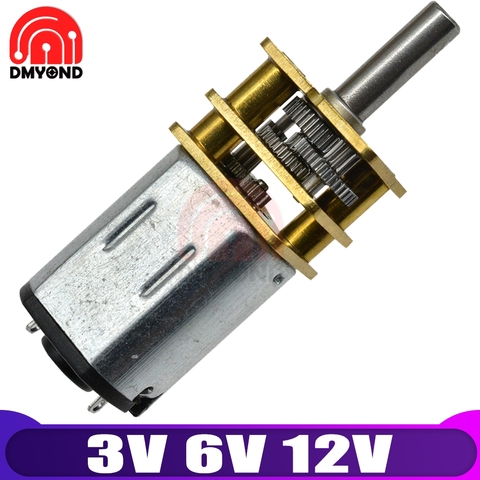 GA12-N20 N20 DC 3V 6V 12V 12V Mini Micro motorreductor de Metal con rueda dentada de Motor 300rpm Motor lineal para ventilador auto Hobby juguete RC Coche ► Foto 1/6