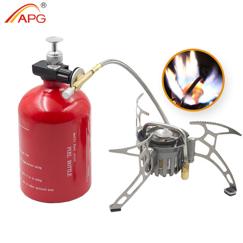Estufa de gasolina APG de 1000ml de gran capacidad y quemadores de gas portátiles al aire libre ► Foto 1/6