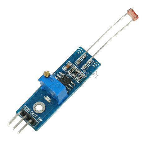 Sensor de placa fotosensible del Sensor óptico, detección de fotorresistencia para Arduino LM393, salida de voltaje, módulo PCB 3,3 V 5V ► Foto 1/4