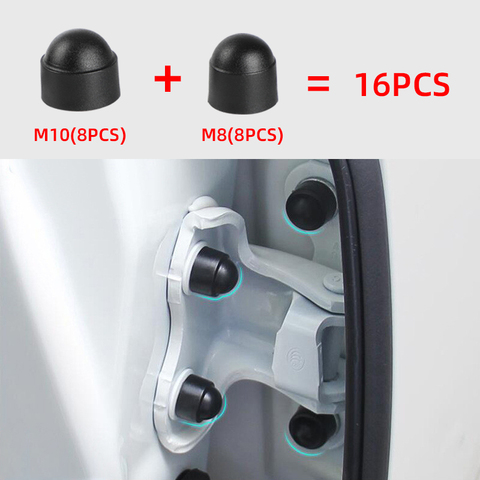 16 Uds accesorios interiores del coche tapa de protección de tornillo automático AUniversal para Toyota Corolla Camry RAV4 Yaris Prius estilo de coche ► Foto 1/6