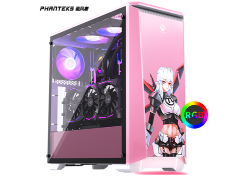 Funda para ordenador PHANTEKS 416PTG (con 2 ventiladores RGB/soporte 280 refrigerado por agua/tarjeta gráfica larga SSD de línea trasera) ► Foto 1/6