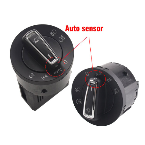 Interruptor de lámpara antiniebla para faro de coche, accesorio para VW Golf MK5 MK6 MK7 VII ► Foto 1/5