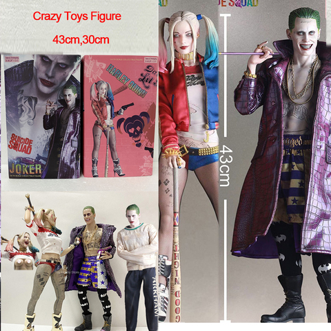 Crazy Toys-figuras de acción del Joker Quinn, modelo prototipo, juguete de 43cm, 30cm, 1/6, 1/4 ► Foto 1/6