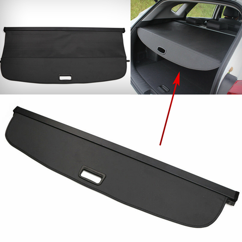 Cubierta de protección de seguridad para maletero de coche, cubierta negra de buena calidad para Audi Q3 2013 2014 2015 ► Foto 1/6