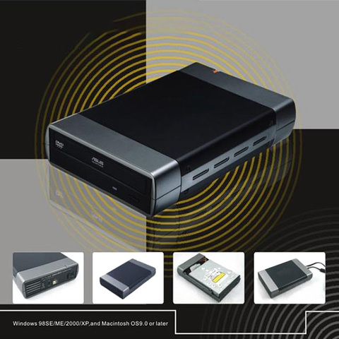 Caja externa HHD discos DVD Unidad óptica accesorios para cajas para PC ► Foto 1/6