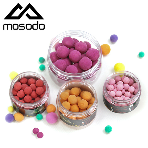 Mosodo-Cuentas Pop-up de pesca de carpa, abalorios flotantes Pop-up, Bola de PVA, Boilies, señuelos de cebo, señuelo de colores Pop-up en una botella ► Foto 1/6