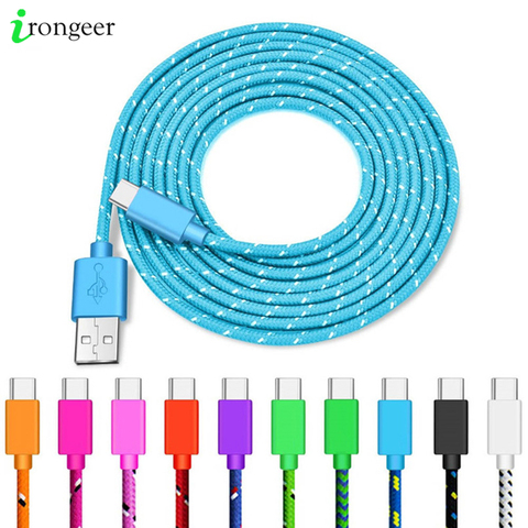 Cable USB tipo C Cable de carga rápida USb C Cables tipo c cargador de Cable de datos USB C para Samsung S9 nota 9 Huawei P20 Pro Xiaomi 1 m/2 m/3 m ► Foto 1/6