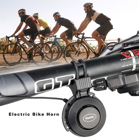 Claxon electrónico para bicicleta de montaña, campana eléctrica con carga USB resistente al agua, accesorios para ciclismo al aire libre, equipo para montar en bici ► Foto 1/6
