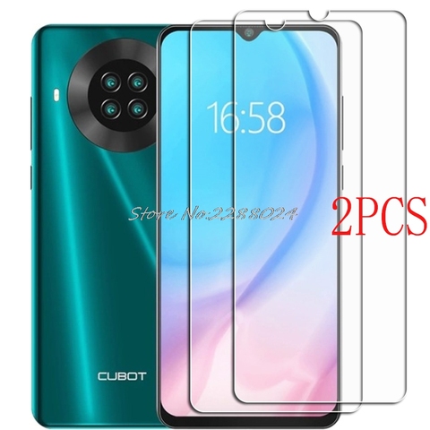 2 uds para Cubot Nota 20 Pro templado Protector de vidrio en Cubot Nota 20 NOTE20 20PRO 6,5 