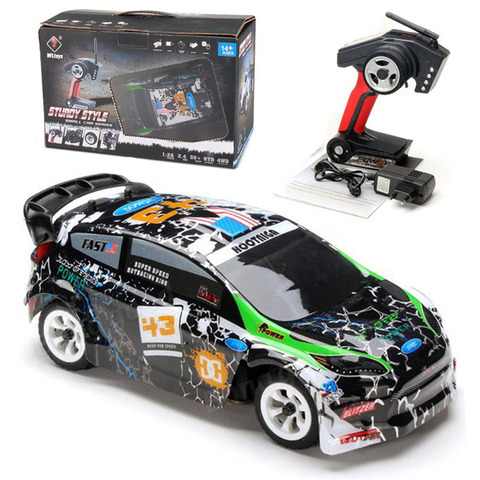 Wltoys-coche teledirigido de aleación cepillado para niños, juguete de alta calidad, K989 1:28 2,4G 4WD ► Foto 1/6