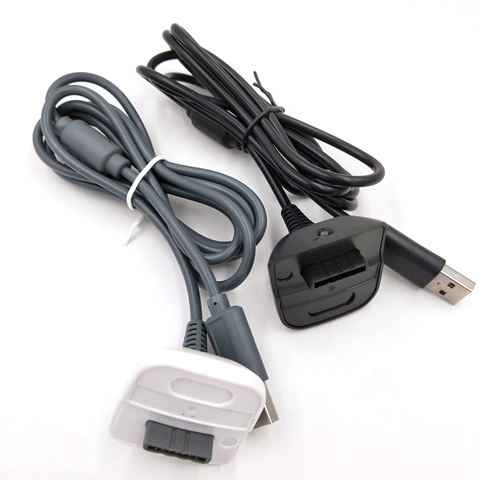 Para Xbox 360 controlador USB Cable cargador de repuesto para Xbox 360 X360 juego inalámbrico controlador Joystick ► Foto 1/6
