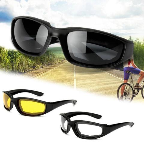 Gafas para bicicleta de montaña para motocicleta, lentes de sol antiuva a prueba de viento, lentes de visión nocturna para conducción con Clip, accesorios para coche ► Foto 1/6