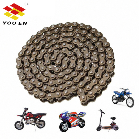 YOUEN cadena 25H conexión maestra de repuesto para 47cc 49cc Mini suciedad ATV Quad Go Kart tierra bolsillo bicicleta Mini Motor de la motocicleta 136 de 144 a 158 ► Foto 1/5