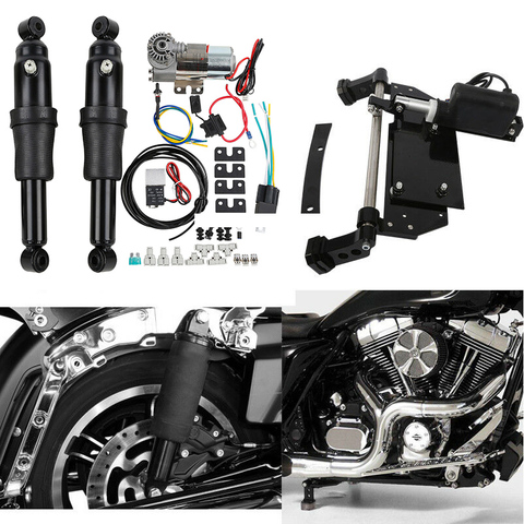 Motocicleta trasera ajustable aire Kit de suspensión para Harley Touring Road King Bagger Electra calle Tour Glide 1994-2022 ► Foto 1/6