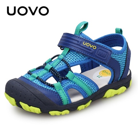 Nueva llegada calzado cerrado Toe sandalias para grandes y pequeñas deporte niños zapatos de verano Zapatos tamaño Eur #25-35 ► Foto 1/6