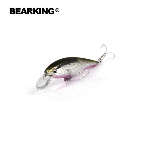 Bearking venta al por menor 2017 buenos Señuelos de Pesca minnow oso rey señuelos de calidad profesional 65mm/5g swimbait articulado cebo ► Foto 1/6