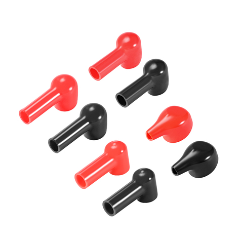 Uxcell Uxcell 1/2/5 pares de Terminal de batería, aislamiento de goma, Fundas protectoras para Terminal de 14-28mm, Cable de 8-10mm, rojo, negro ► Foto 1/1