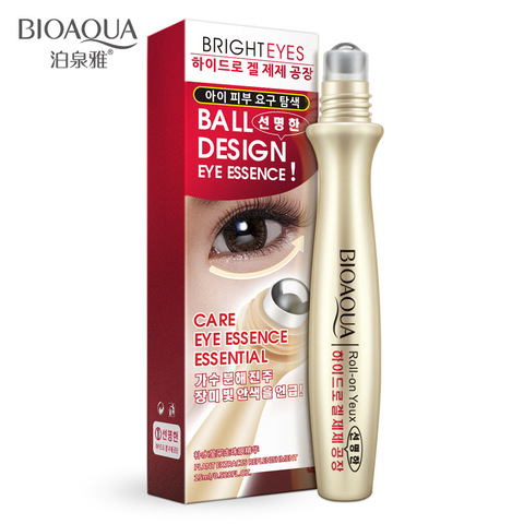 BIOAQUA-suero de masaje para los ojos, diseño de pelota, mejora la eliminación de la piel rugosa, círculo oscuro y hinchazón, crema reafirmante para los ojos ► Foto 1/5