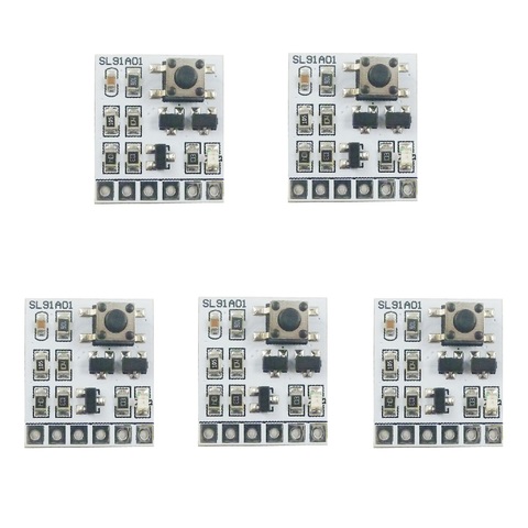 Módulo de interruptor de bloqueo automático biestable, controlador LED, tablero electrónico táctil, 5V DC 12V 2A, 5 uds. ► Foto 1/6