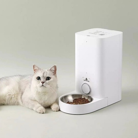 PETKIT-alimentador de Gato elegante automático, tazón, alimentador de Gato, nunca pegado, dispensador de alimentos frescos para mascotas, Cibo Gatto ► Foto 1/6