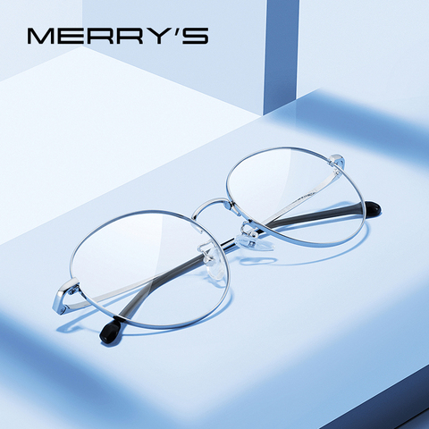 MERRYS-Montura de gafas redondas Retro Para hombre y mujer, anteojos ultralivianos, montura óptica para gafas con prescripción Vintage, S2049 ► Foto 1/6