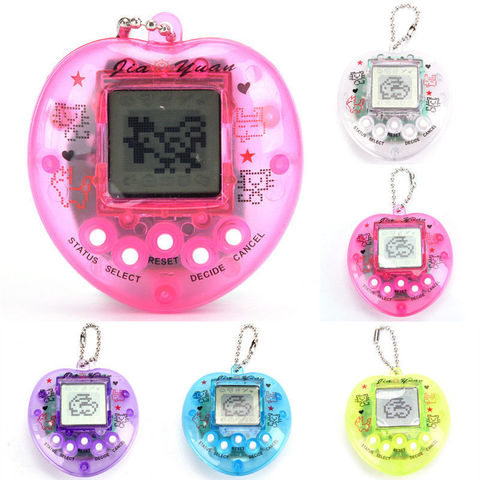 1 Uds transparente electrónicos Tamagotchi 90S nostálgico 49 mascotas en Virtual Cyber Digital juguetes para mascotas juguetes para Pixel divertido Juguetes ► Foto 1/3