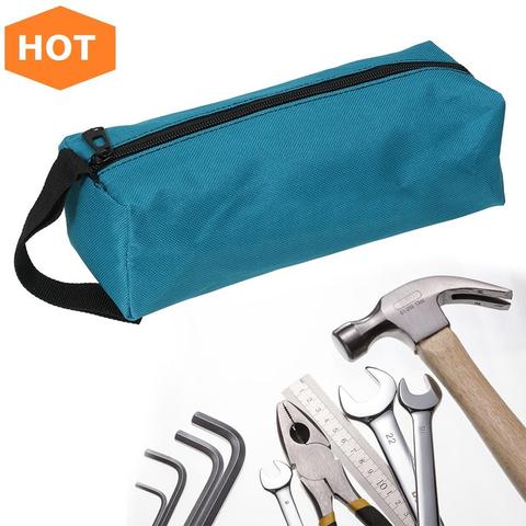 Bolsa de herramientas multifuncional estuche impermeable Oxford lona organizador de almacenamiento colgante caja de instrumentos para herramientas pequeñas de Metal bolsas nuevo ► Foto 1/6