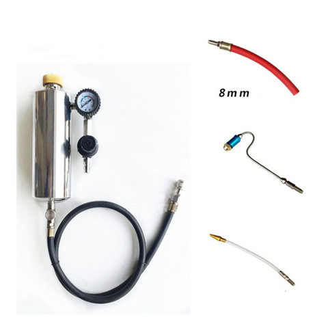 Herramienta de reparación de botellas sin desmontar, con manómetro, accesorios, sistema de combustible de gasolina Universal para coche, novedad ► Foto 1/6