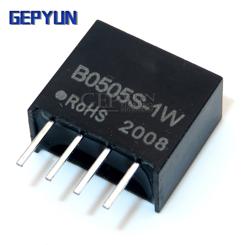 B0505S-1W-módulo de fuente de alimentación regulada por DC-DC, 2W, B0505S, ZIP4, 5v a 5v, marca pumuddsy, fuente de alimentación conmutada, Gepyun ► Foto 1/2