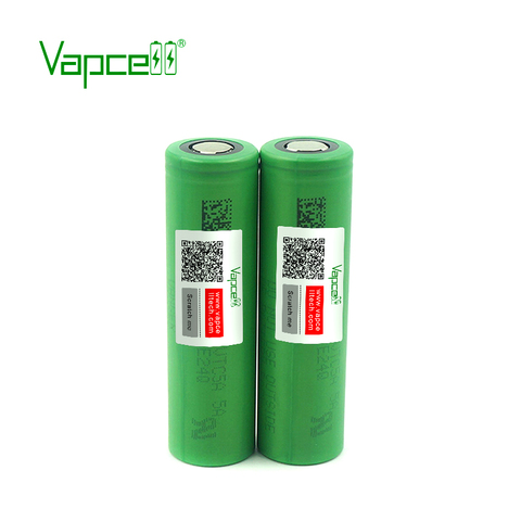 Vapcell 100%-pilas de ion de litio recargables VTC5A, originales, 18650, 2500mAh, 25A, 3,7 v, baterías de alta potencia para herramientas eléctricas/linternas ► Foto 1/3