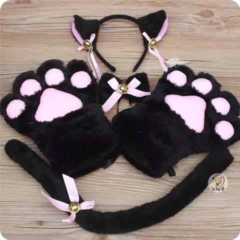 Neko Fantasy-Diadema con orejas de gato para Cosplay, accesorio para disfraz  de Cosplay de Anime, diadema con orejas de gato, guante de peluche de  Lolita - Historial de precios y revisión