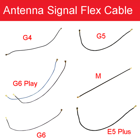 Cable flexible de señal de antena, cinta flexible de señal Wifi para Motorola Moto M XT1662/G4 XT1622/G5 XT1671 XT1676/G6 Play/E5 Plus XT1924 ► Foto 1/6