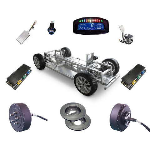 QS Motor 273 8000W 2wd 96V 115kph BLDC motor de cubo de coche eléctrico sin escobillas, kits de conversión con controlador de motor APT96600 ► Foto 1/1