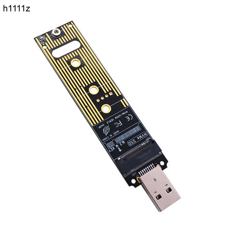 Adaptador M.2 NVME SSD a USB 3,1, PCI-E a USB-A 3,0, tarjeta convertidora interna de 10Gbps, USB 3,1, Gen 2 para Samsung 970 960/para Intel NEW ► Foto 1/6