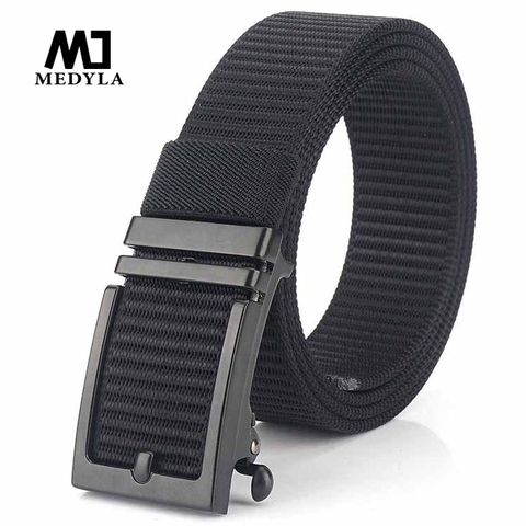 Medyla-cinturón militar de nailon para hombre, nueva tecnología, hebilla automática, cinturón táctico de Metal duro, 3,5 cm, deportivo ► Foto 1/6