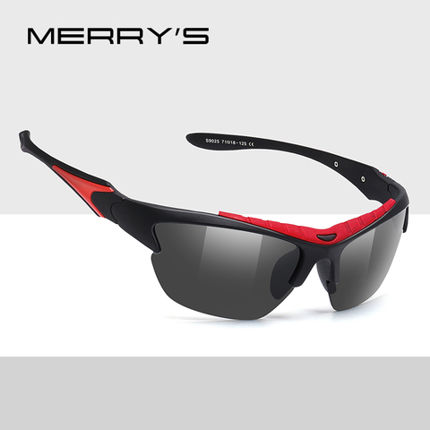 MERRYS-gafas de sol polarizadas para hombre, lentes de sol masculinas para deportes al aire libre, protección UV400, S9025 ► Foto 1/6