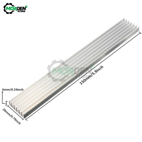 Ventilador de enfriamiento de la computadora 2 uds 150x20x6mm 150*20*6 disipador térmico de aluminio para almohadillas de enfriamiento por disipación de calor de chips electrónicos ► Foto 1/5